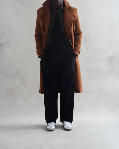 Wax London Santoni Coat In Caramel In Brown