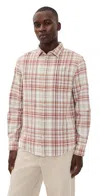 Wax London Shelly Seersucker Shirt In Multi