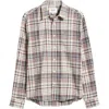 WAX LONDON WAX LONDON SHELLY PLAID FLANNEL BUTTON-UP SHIRT