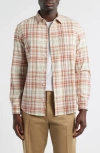 Wax London Shelly Seersucker Shirt In Pink