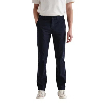 Wax London Skye Cotton Twill Trouser In Navy In Blue