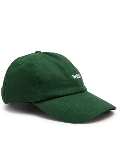 Wax London Sports Logo-embroidered Cotton Cap In Green