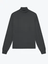 Wax London Sterling Roll Neck Sweatshirt In Charcoal In Grey