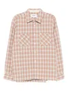 Wax London Wax Whiting Overshirt In Brown