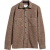 Wax London Whiting Check Overshirt In Multi