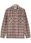 Wax London Whiting Cotton-blend Overshirt In Cream