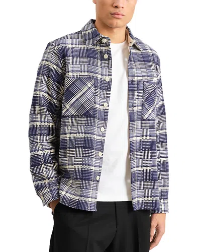 Wax London Whiting Overshirt In Multi