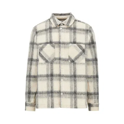 Wax London 'whiting' Overshirt In Multi
