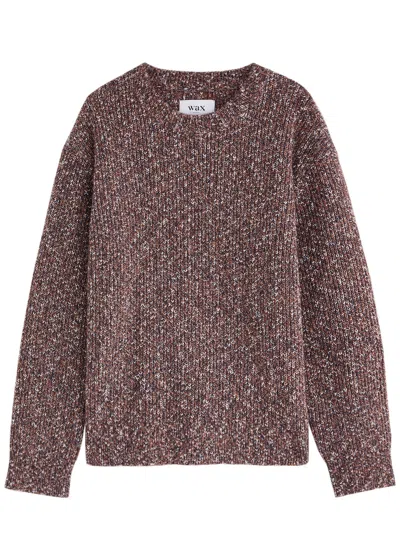 Wax London Wilde Twisted-rib Knitted Jumper In Multicoloured 1