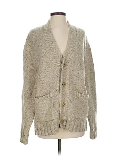 Pre-owned Wax London Wool Cardigan Sweater In Brown