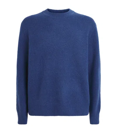 Wax London Wool-mohair-blend Wilde Sweater In Blue
