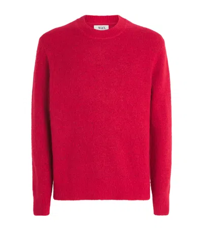 Wax London Wool-blend Wilde Sweater In Red