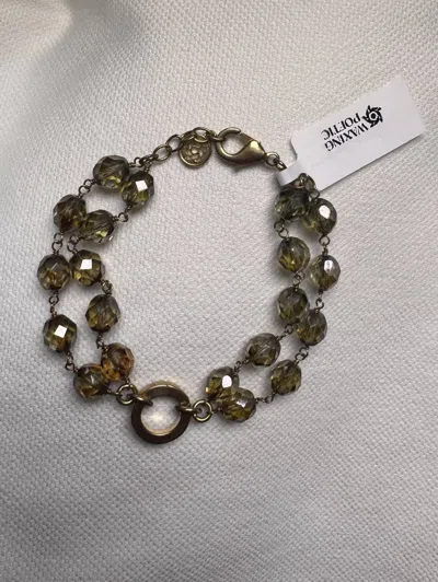 Waxing Poetic Allure Ensemble Bracelet In Peridot Green In Multi