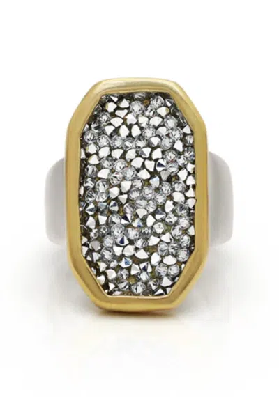 Waxing Poetic Kristal Lumina Ring - Size 8 In Silver