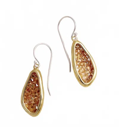 Waxing Poetic Kristal Petite Dream Traveler Earrings - Sunshadow In Gold