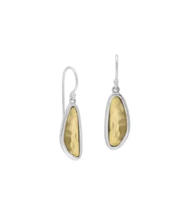 Waxing Poetic Women's Mystic Metals Petite Dream Traveler Drop Earrings In Silver In Gold