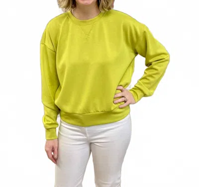 Way Air Essentials Pullover Sweatshirt In Lime In Green