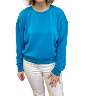 Way Air Essentials Pullover Sweatshirt In Teal In Blue
