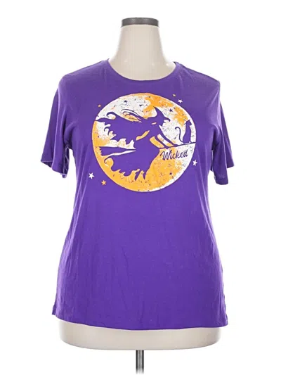 Pre-owned Way To Celebrate! Active T-shirt In Purple