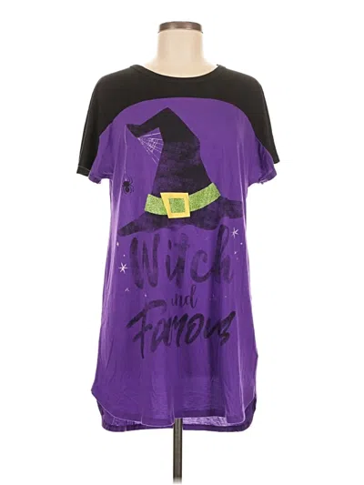 Pre-owned Way To Celebrate! Casual Dress In Purple