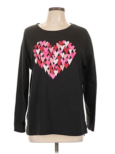 Pre-owned Way To Celebrate! Long Sleeve T-shirt In Black