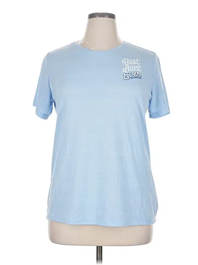 Pre-owned Way To Celebrate! Short Sleeve T-shirt In Blue