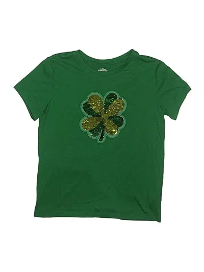 Pre-owned Way To Celebrate! Kids' Short Sleeve T-shirt In Green