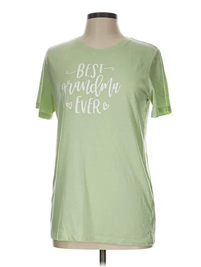 Pre-owned Way To Celebrate! Short Sleeve T-shirt In Green