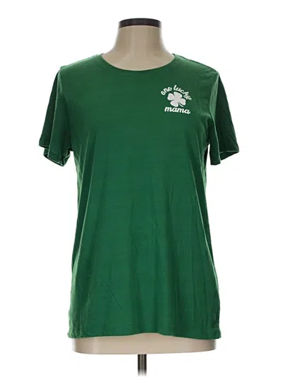 Pre-owned Way To Celebrate! Short Sleeve T-shirt In Green