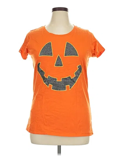 Pre-owned Way To Celebrate! Short Sleeve T-shirt In Orange