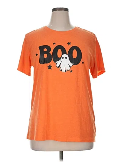 Pre-owned Way To Celebrate! Short Sleeve T-shirt In Orange
