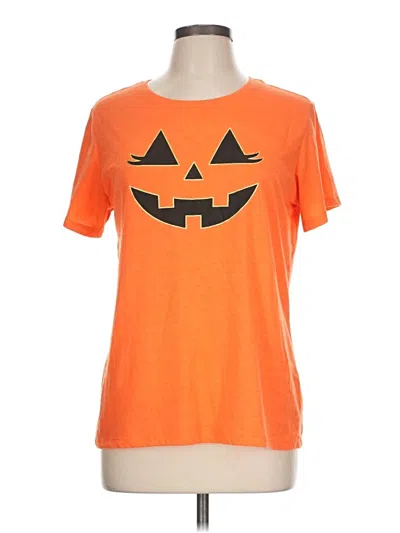 Pre-owned Way To Celebrate! Short Sleeve T-shirt In Orange