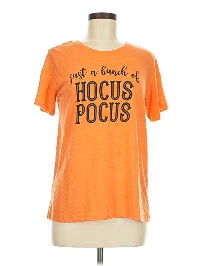 Pre-owned Way To Celebrate! Short Sleeve T-shirt In Orange