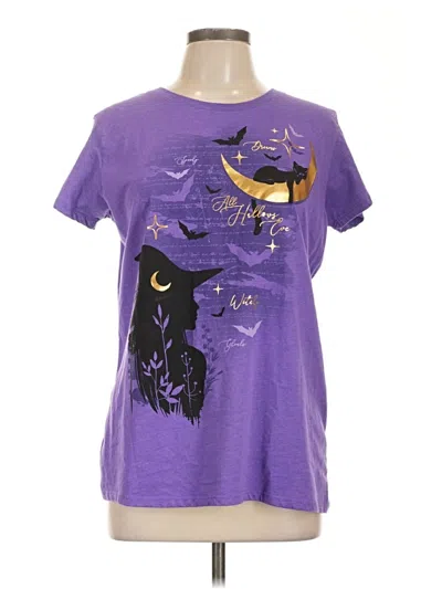 Pre-owned Way To Celebrate! Short Sleeve T-shirt In Purple