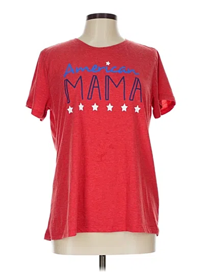 Pre-owned Way To Celebrate! Short Sleeve T-shirt In Red
