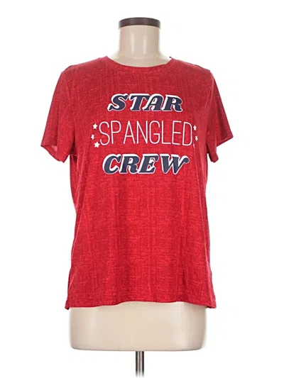 Pre-owned Way To Celebrate! Short Sleeve T-shirt In Red