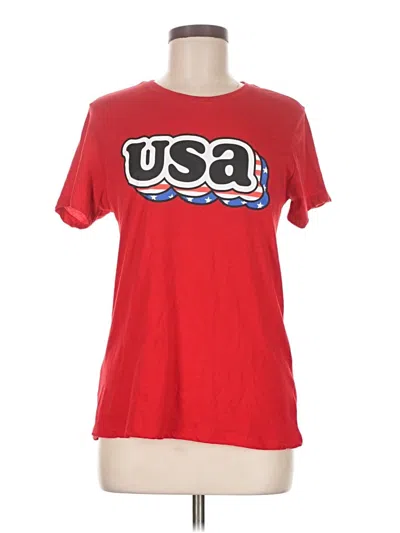 Pre-owned Way To Celebrate! Short Sleeve T-shirt In Red
