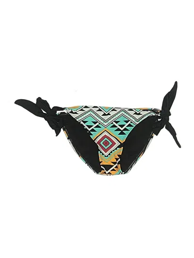 Pre-owned Way To Celebrate! Swimsuit Bottoms In Black