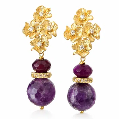 Way To Chic Women's Amethyst Garden In Purple