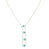 Way To Chic Women's Blue Fine Jade Necklace