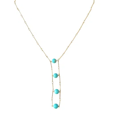 Way To Chic Women's Blue Fine Jade Necklace