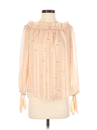 Pre-owned Wayf 3/4 Sleeve T-shirt In White