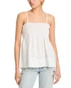 Wayf Asalia Poplin Pleated Top