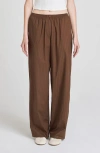 Wayf Billie Stripe Pull-on Cotton Pants