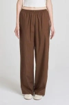 Wayf Billie Stripe Pull-on Cotton Pants