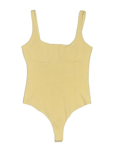 Pre-owned Wayf Bodysuit In Yellow
