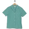 Wayf Bowler Button-up Shirt In Green