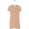 Wayf Button Up Minidress In Multi