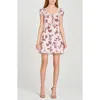 Wayf Cara Cap Sleeve Linen Blend Minidress