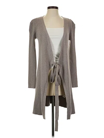 Pre-owned Wayf Cardigan Sweater In Gray
